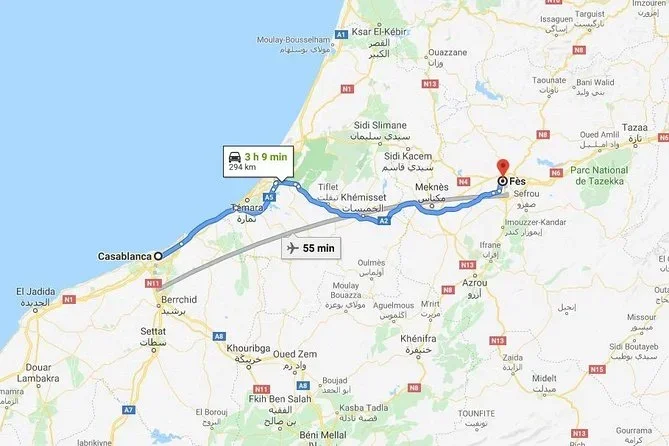 Excursion De 7 Dias Desde Fez a Casablanca