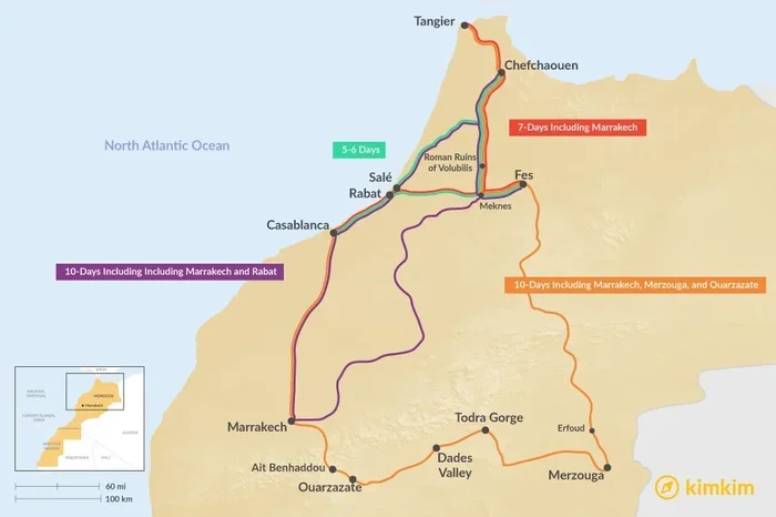 Excursion De 7 Dias Desde Fez a Casablanca