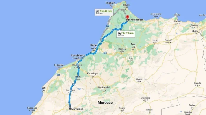 Tour Di 1 Giorni Da Marrakech a Chefchaouen