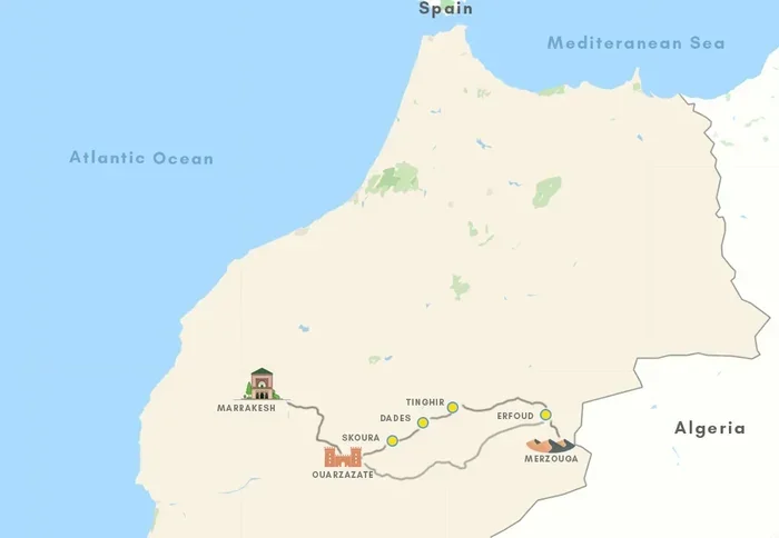 Tour Di 10 Giorni Da Marrakech a Erg Chebbi