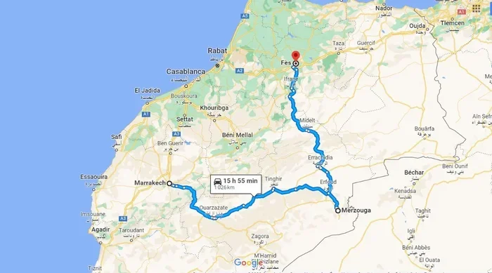 Marrakech to Fes 13 Day Tour