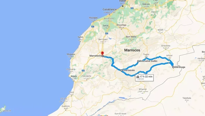 10 Day Tour from Marrakech to Merzouga
