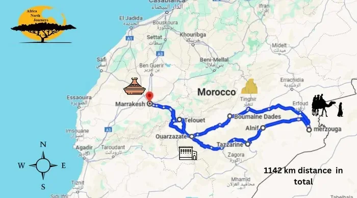 10 Day Tour from Marrakech to Merzouga