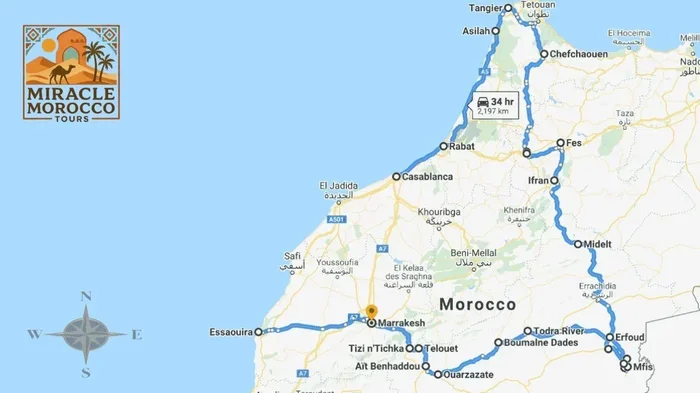 Excursion De 14 Dias Desde Tanger a Casablanca
