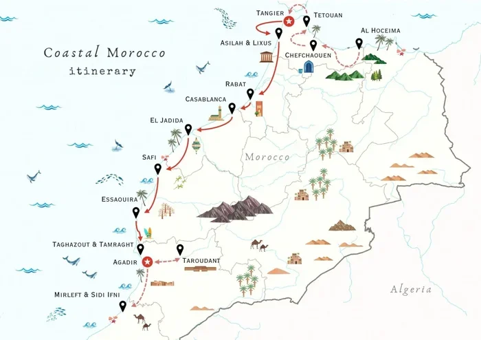 Fes to Essaouira Tour with Hotel Pickup