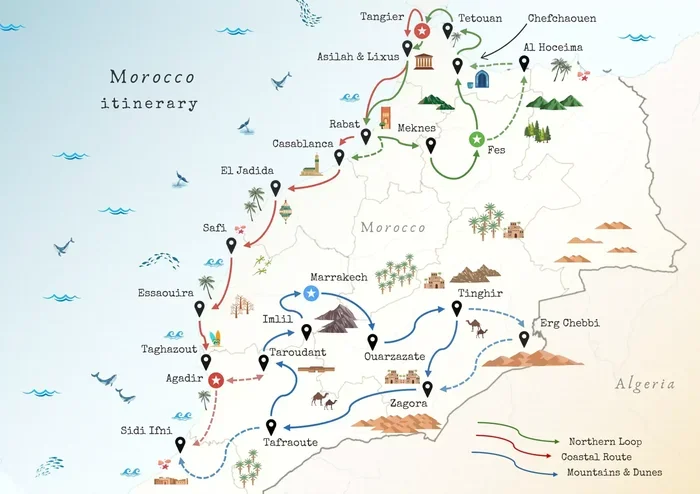 Fes to Essaouira Tour with Hotel Pickup
