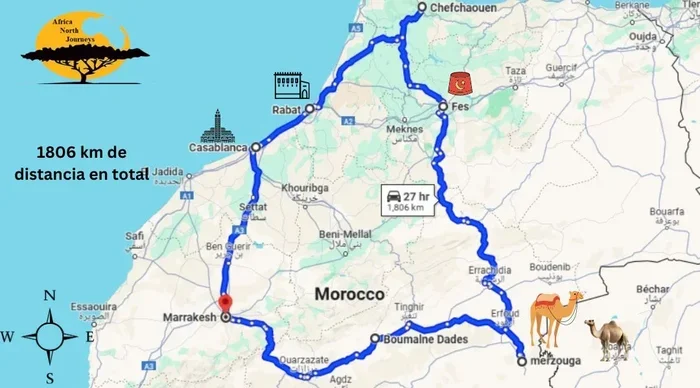 Excursion De 6 Dias Desde Fez a Casablanca