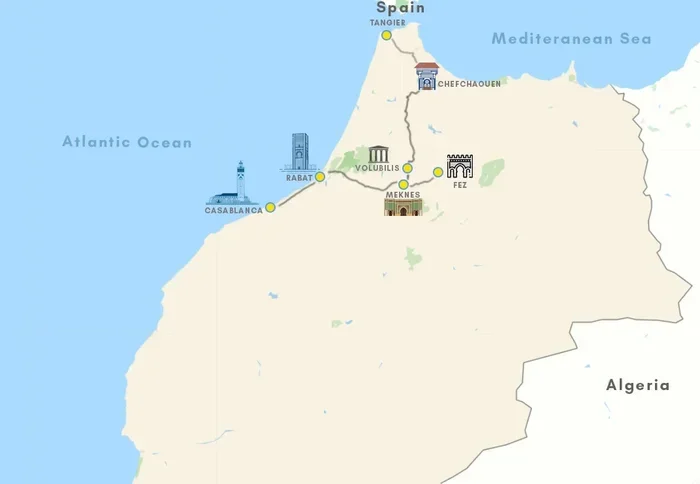 4 Day Tour from Tangier to Casablanca