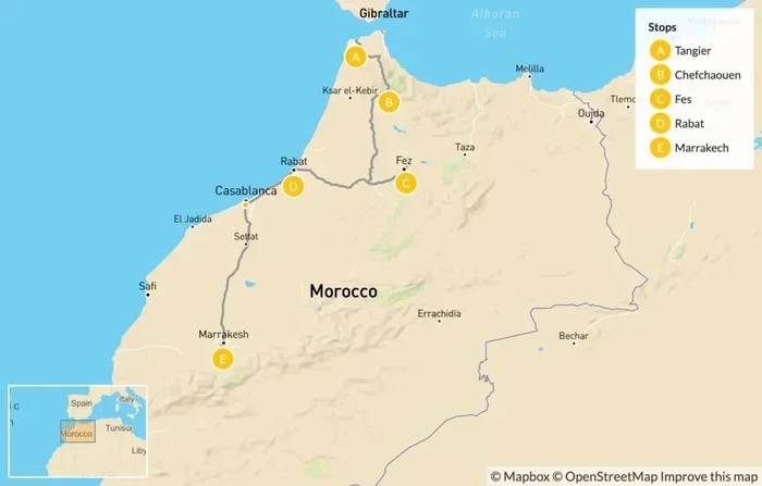 Private 1 Day Tour from Tangier to Rabat